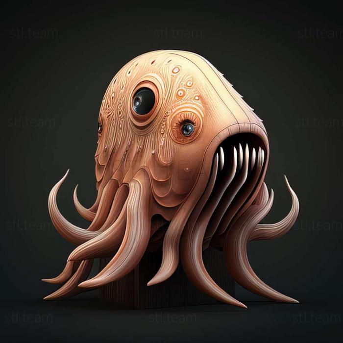 3D model Psychroteuthis glacialis (STL)